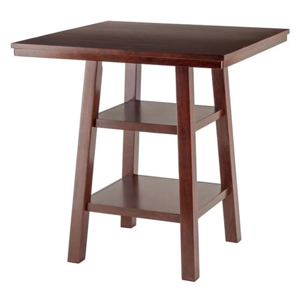 Doba-Bnt Orlando High Table with 2 Shelves, Walnut SA143837 - main